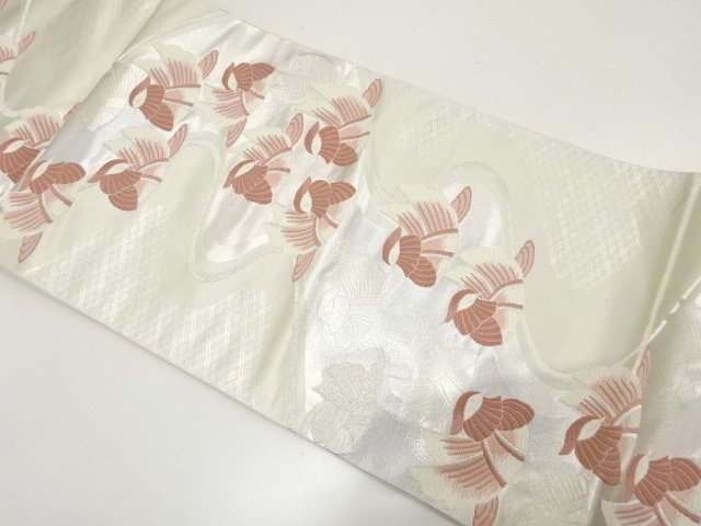 JAPANESE FUKURO OBI / WOVEN MANDARIN DUCK